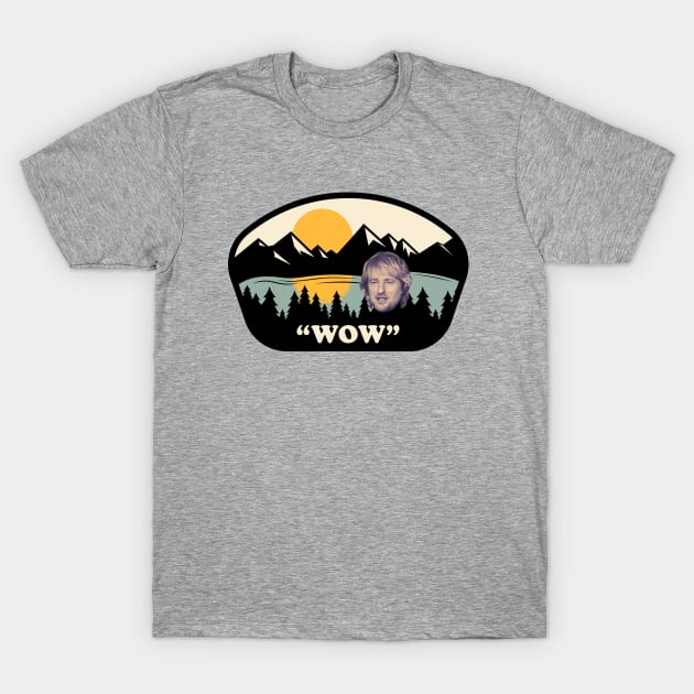 "Wow" - Owen Wilson T-Shirt by BodinStreet